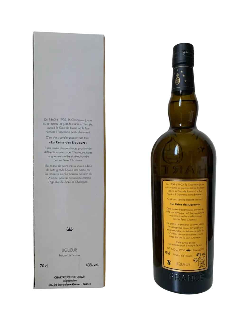 Reine des Liqueurs 2021 Grande Chartreuse
