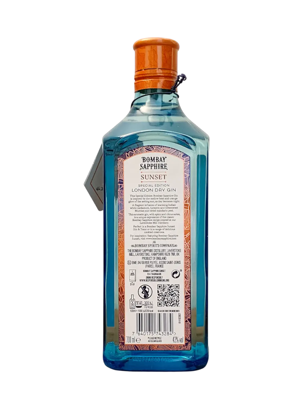 London Dry Gin Bombay Sapphire Sunset Special Edition