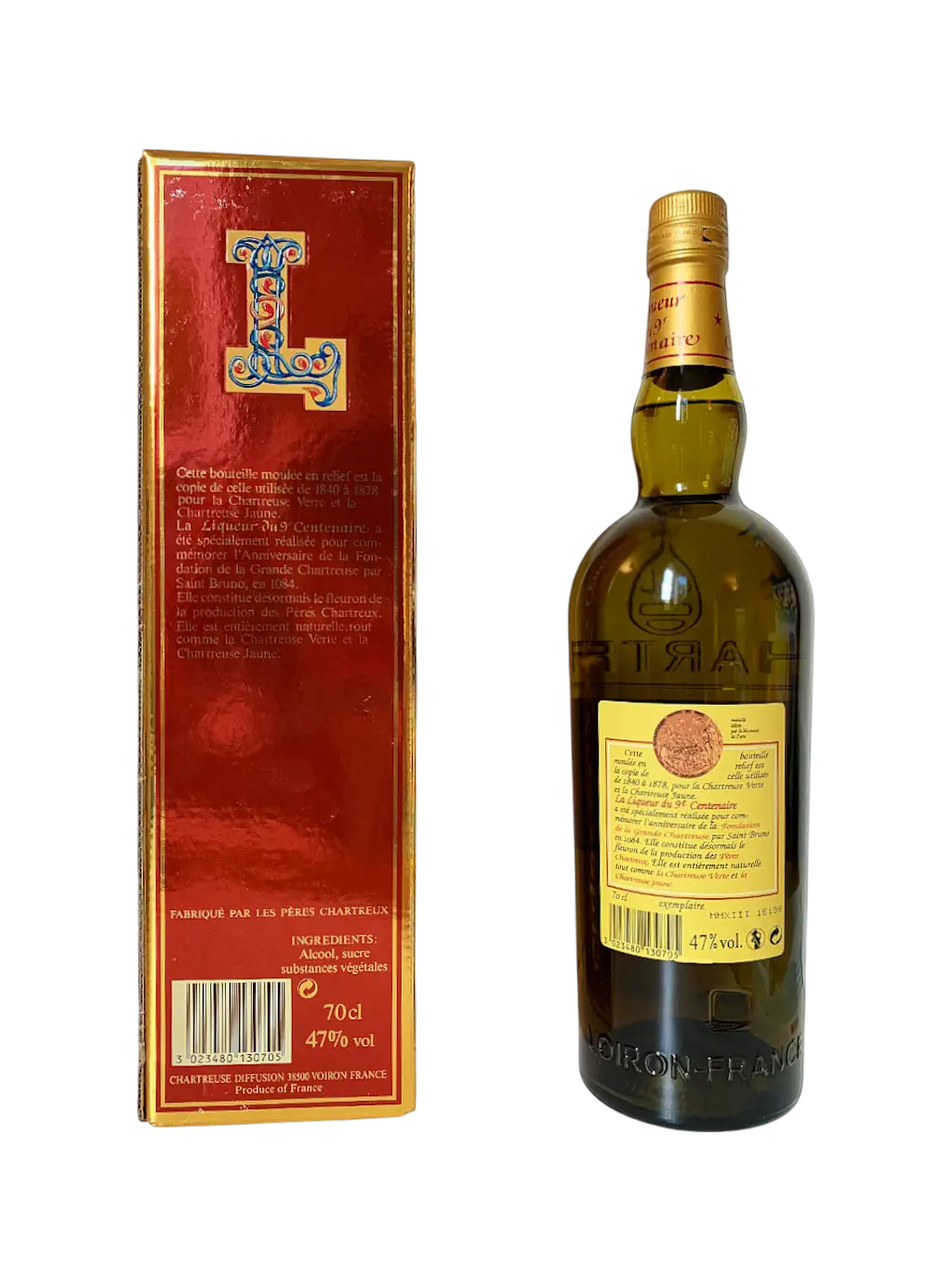 Grande Chartreuse Liqueur du 9ème Centenaire fabriquée par les Pères Chartreux en 2013