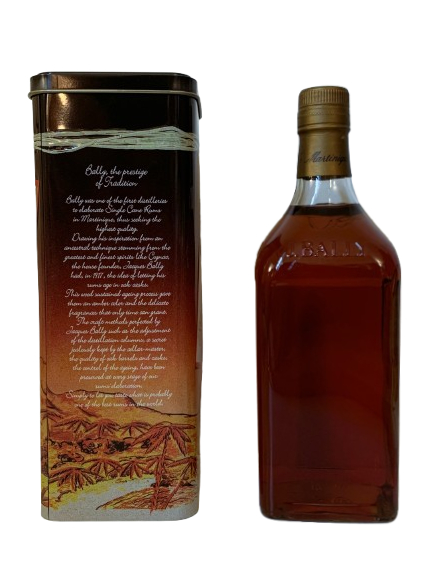 J. Bally rhum vieux agricole de la Martinique Millésime 2003