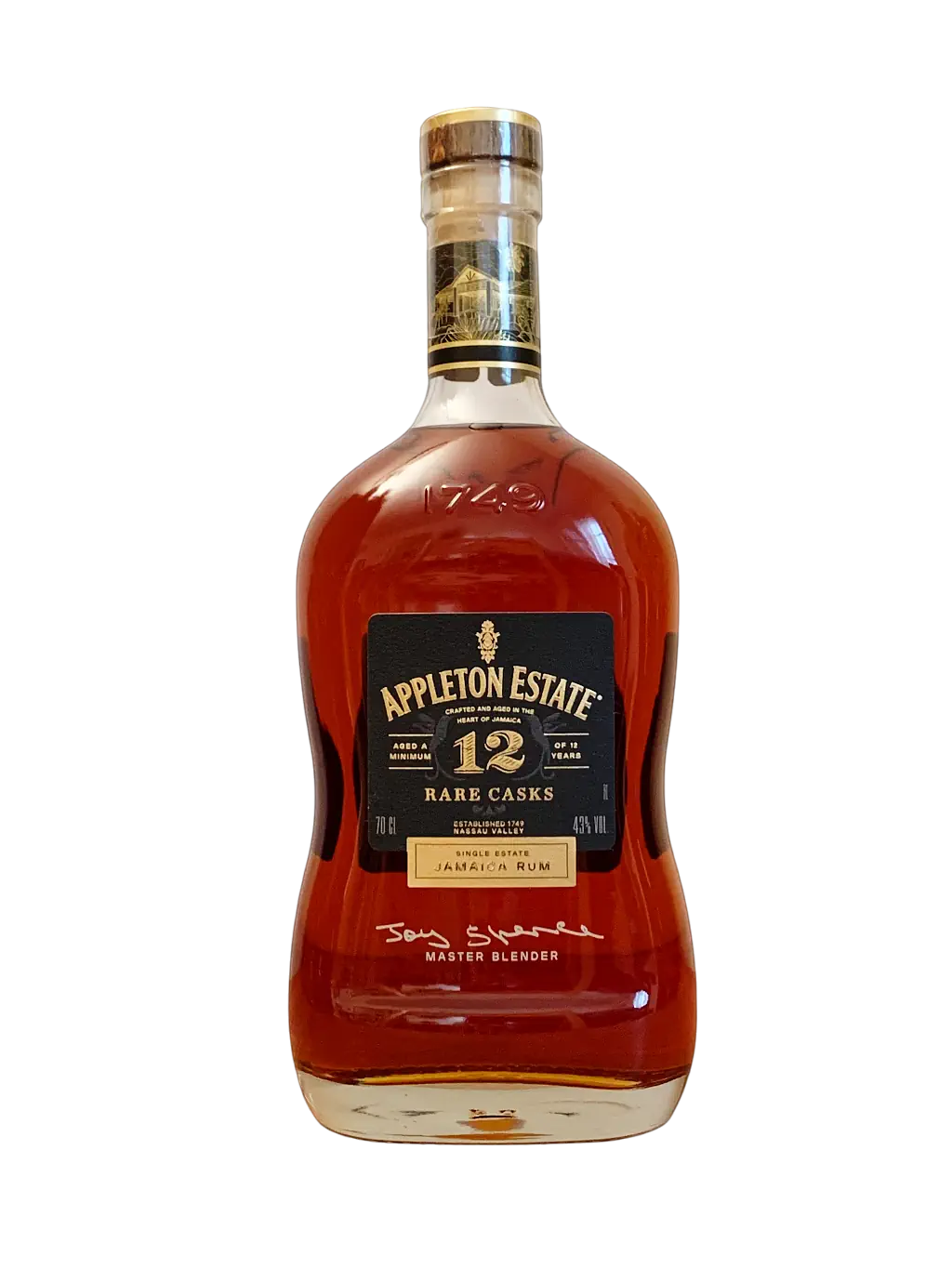 Appleton Estate Rare Casks Aged a minimum of 12 years single estate Jamaica rum