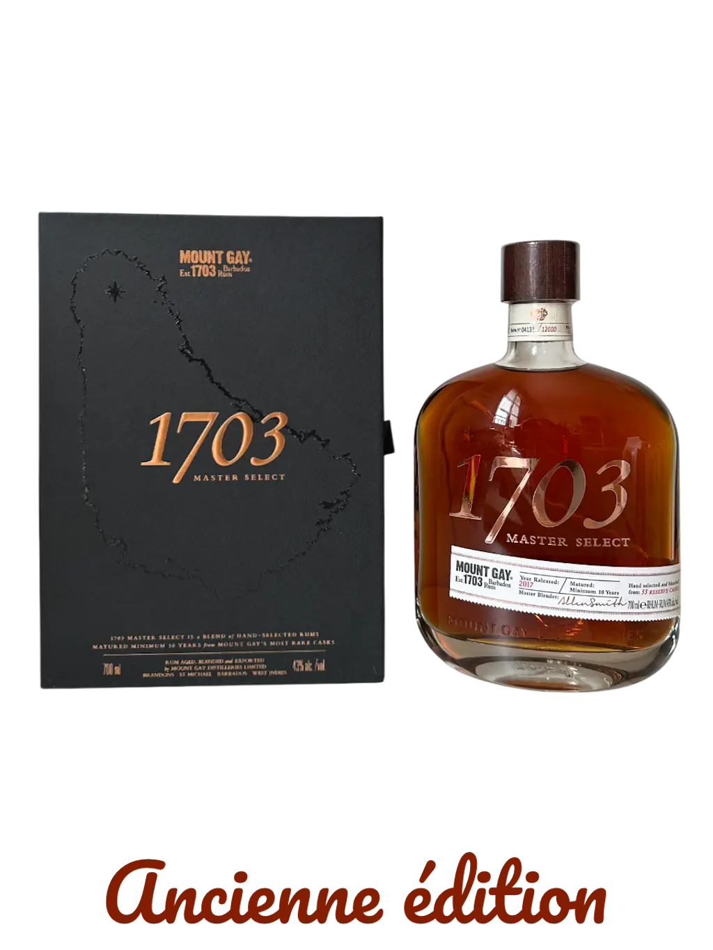1703 Master Select Mount Gay Barbados rum released in 2017