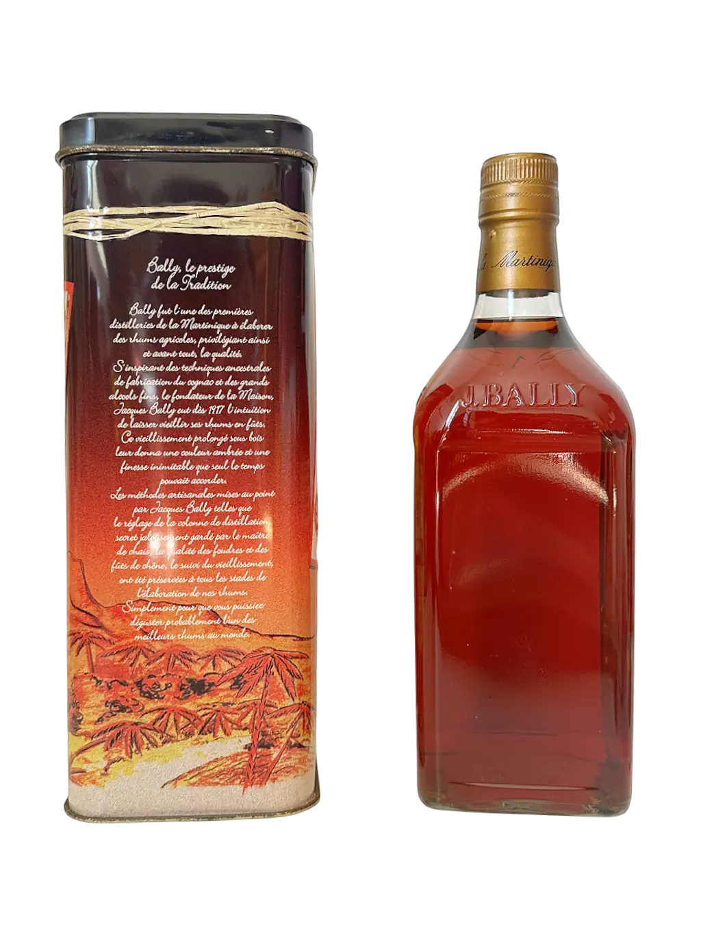 Rhum vieux agricole Martinique Bally Millésime 1997