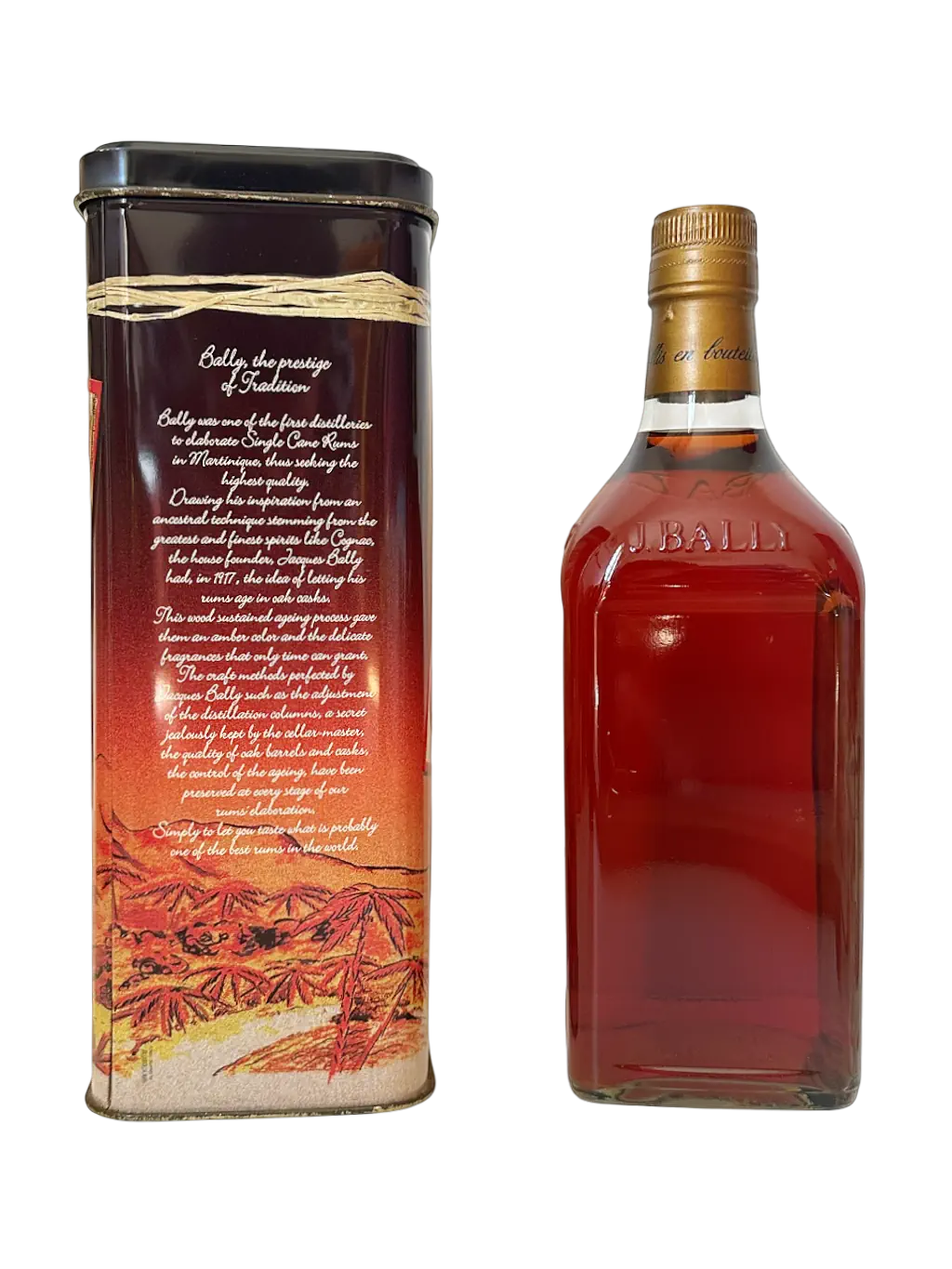 Rhum vieux agricole Martinique Bally Millésime 1997