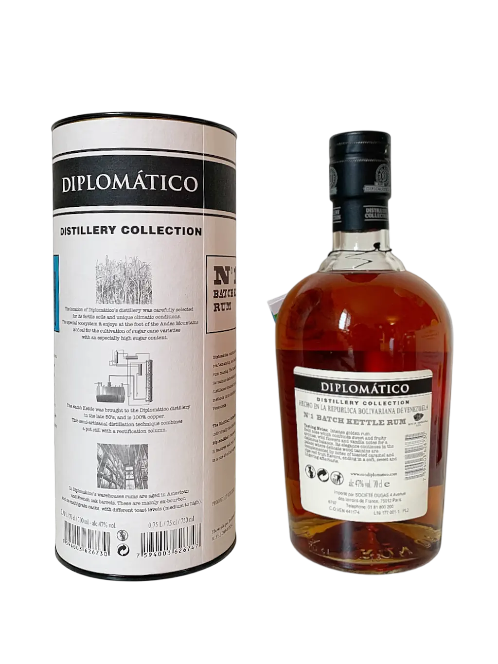 Diplomatico Ron de Venezuela Distillery Collection number 1 Batch Kettle Rum Batch 3