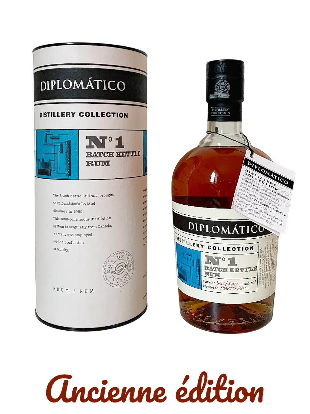 Diplomatico Ron de Venezuela Distillery Collection number 1 Batch Kettle Rum Batch 3