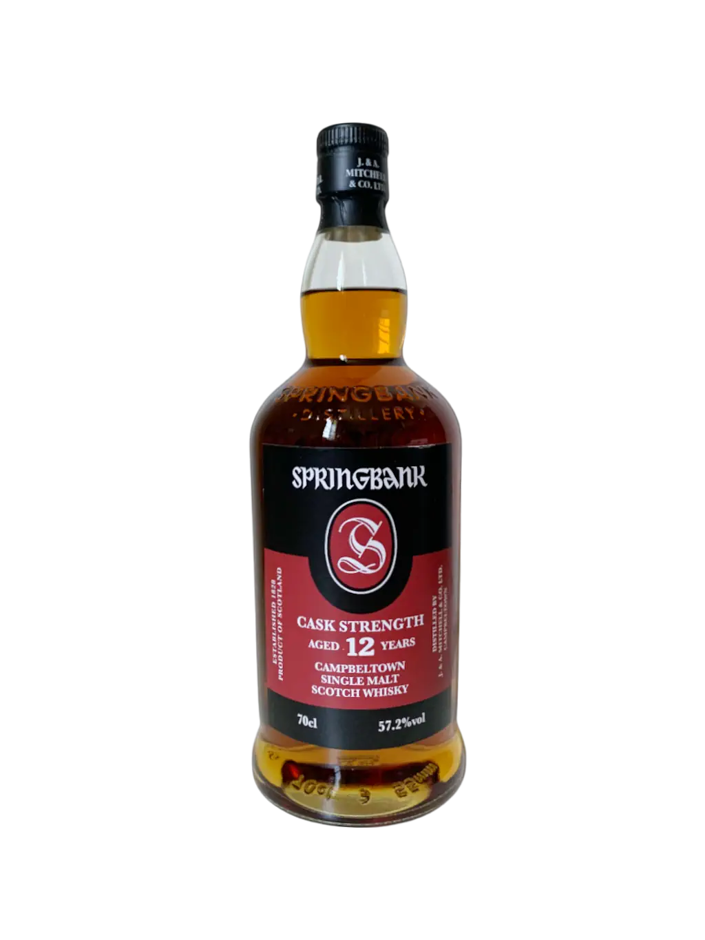 Scotch Whisky Campbeltown Single Malt Springbank Aged 12 years Cask Strength