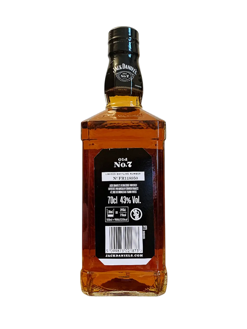 Jack Daniel's Tennessee whiskey 155th anniversary Paula Scher Limited Edition Old no. 7 43%