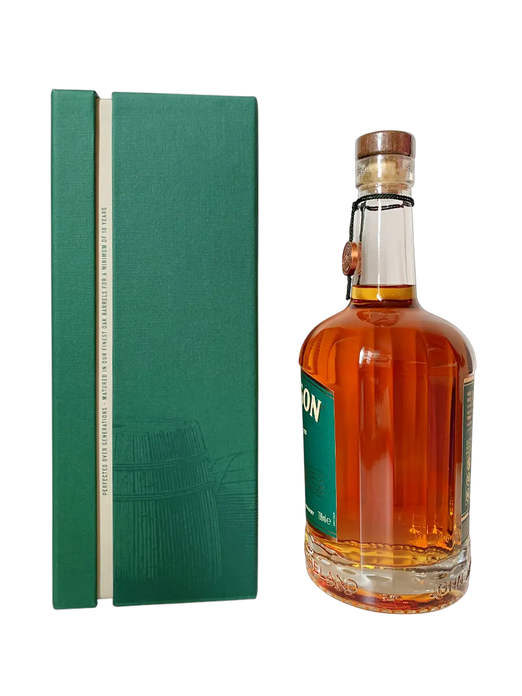 Triple distilled Irish whiskey Jameson 18 years