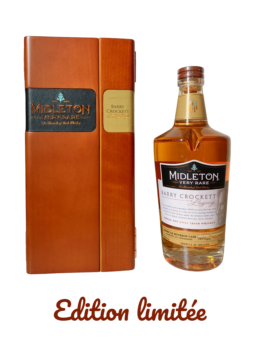Midleton Very Rare Barry Crockett Legacy single pot still Irish whiskey American Bourbon Cask