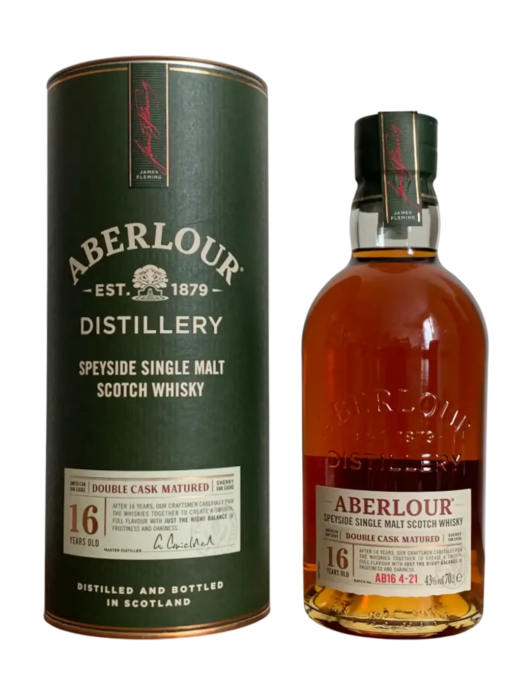 Aberlour Distillery Speyside Single Malt Scotch Whisky 16 years old double cask matured