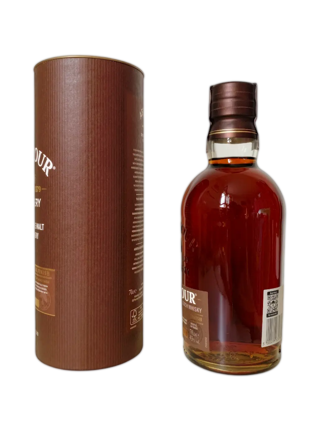 Aberlour distillery Speyside single malt Scotch whisky 18 years old double sherry cask finish