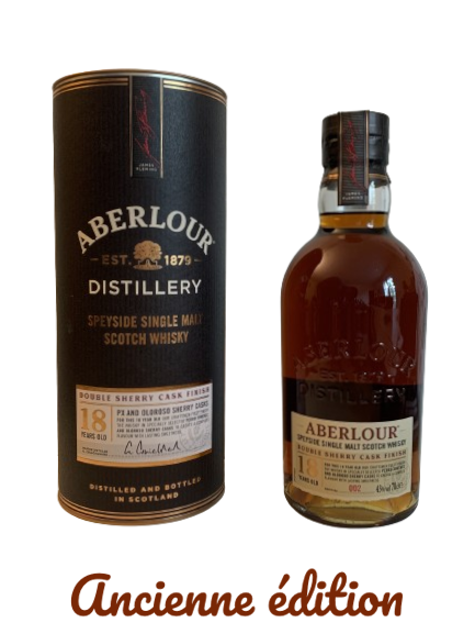 Aberlour Speyside single malt Scotch whisky 18 years old double sherry cask finish Batch 002