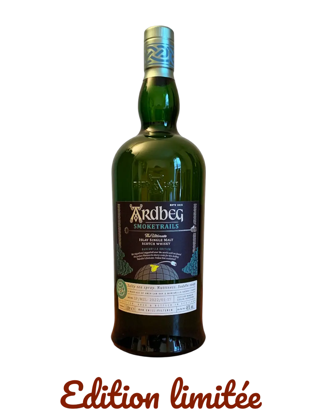 Ardbeg The Ultimate Islay Single Malt Scotch whisky Smoketrails Manzanilla Edition Batch SP/MZL:2022/01-ST
