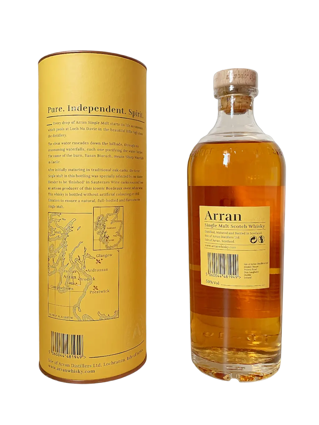 Arran single malt Scotch whisky Sauternes cask finish