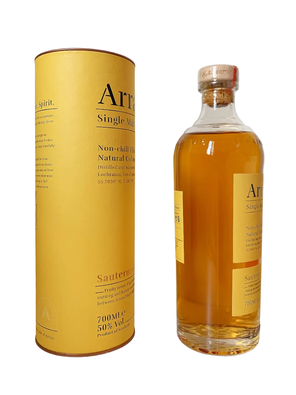 Arran single malt Scotch whisky Sauternes cask finish