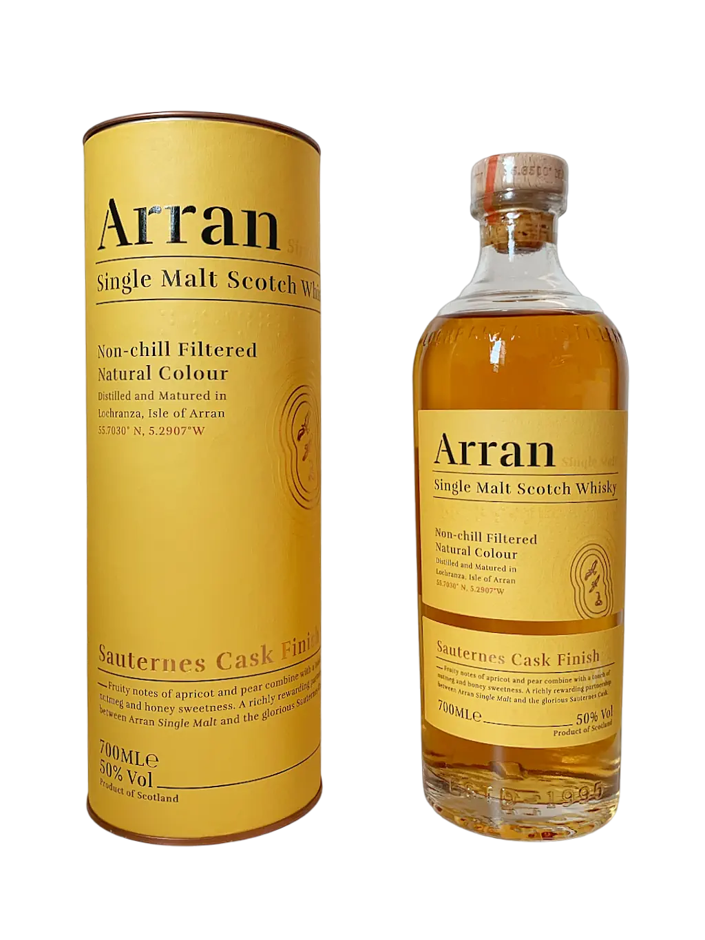 Arran single malt Scotch whisky Sauternes cask finish
