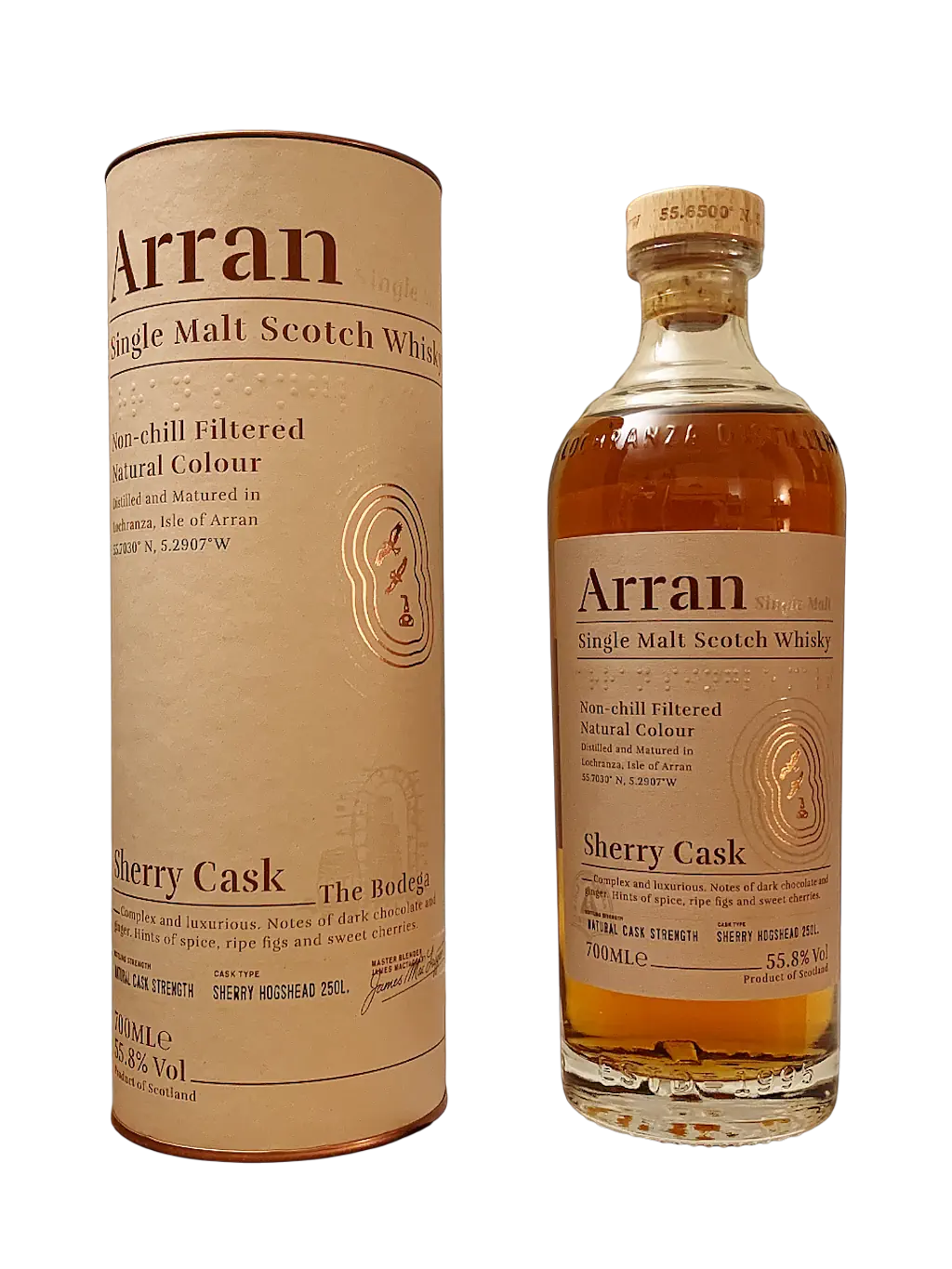 Arran Single Malt Scotch Whisky Sherry Cask The Bodega Lochranza distillery