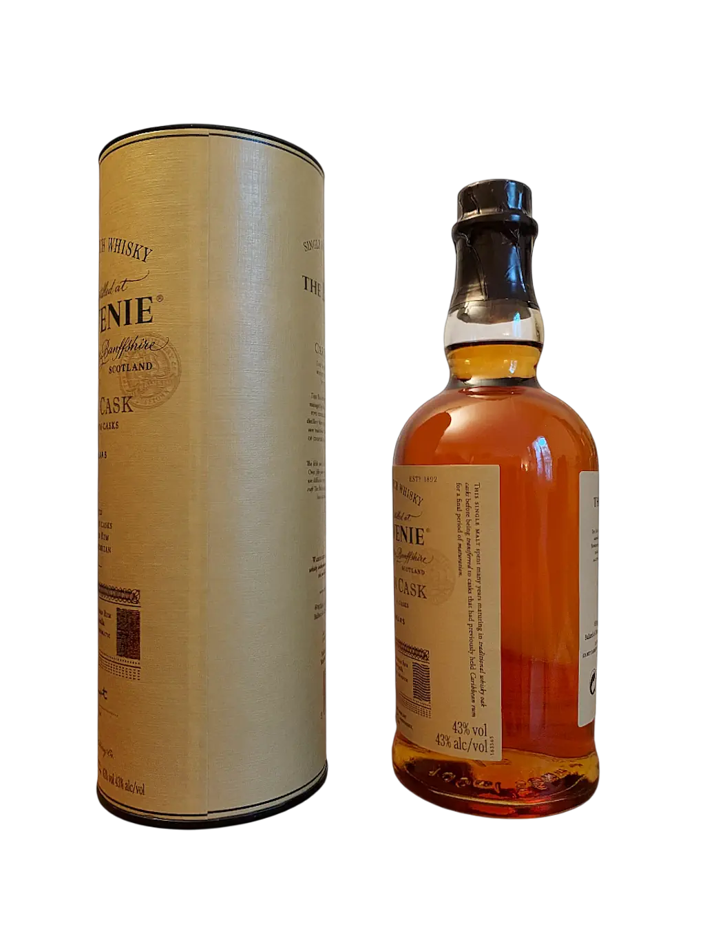 Single Malt Scotch Whisky The Balvenie Caribbean Cask Extra Matured in Rum Casks aged 14 years