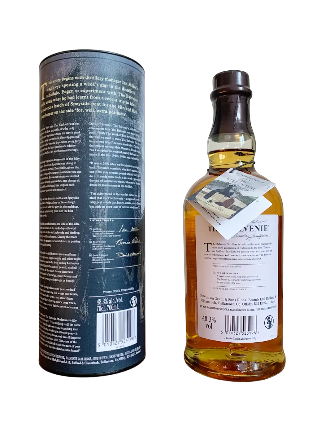 Single malt Scotch whisky The Balvenie 14 ans The week of peat Story 2