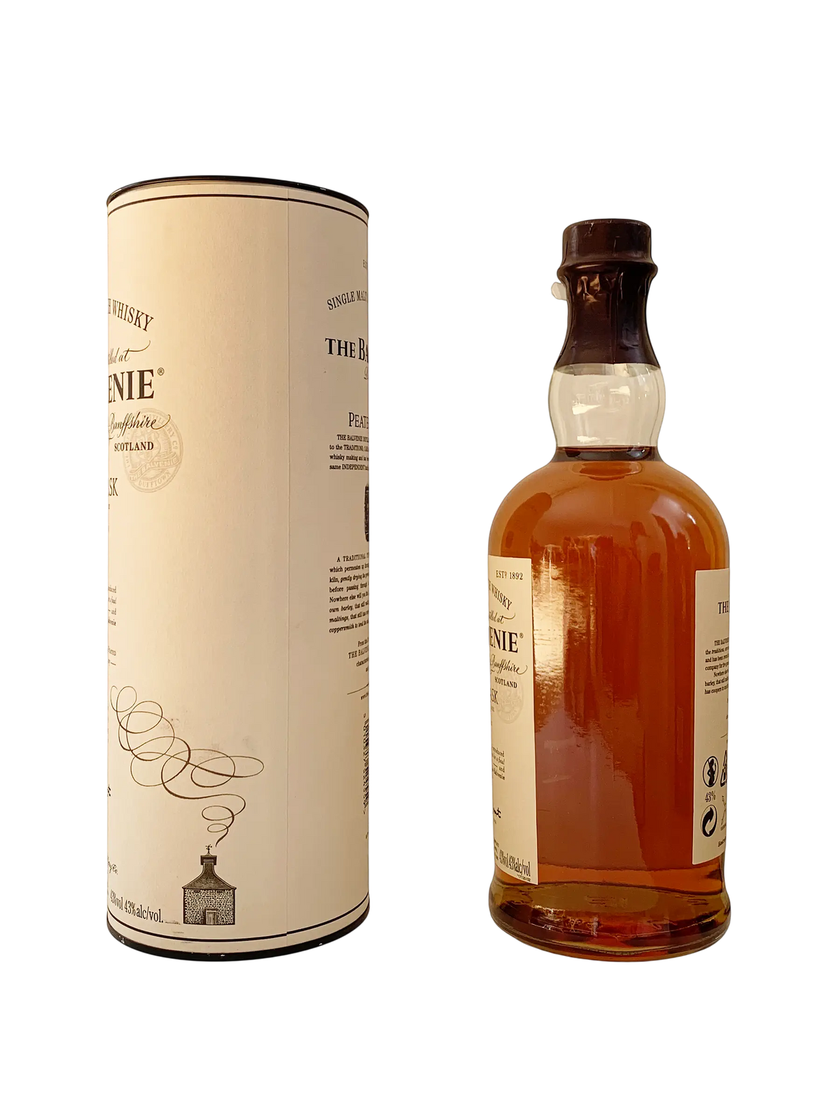The Balvenie Peated cask aged 17 years sweet spice & smoke