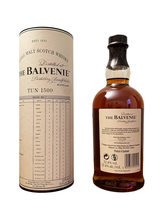 Single Malt Scotch Whisky The Balvenie Tun 1509 Batch 7
