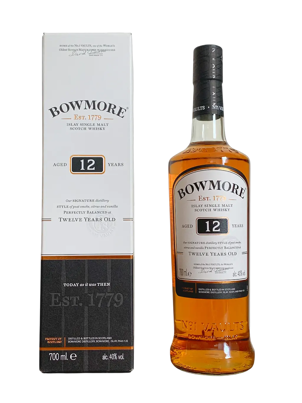 Bowmore Islay Single Malt Scotch Whisky aged 12 years