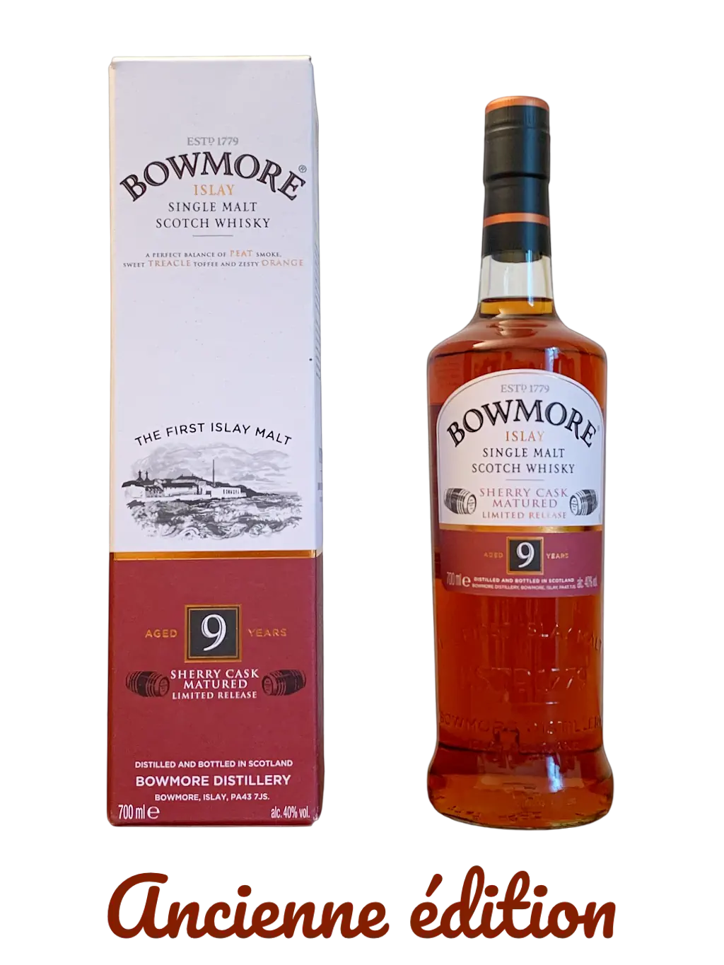Islay Single Malt Bowmore 9 sherry cask matured limited release