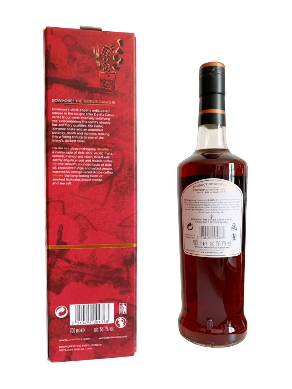 Bowmore Islay single malt Scotch whisky The Devil's Casks series Limited release III Double The Devil