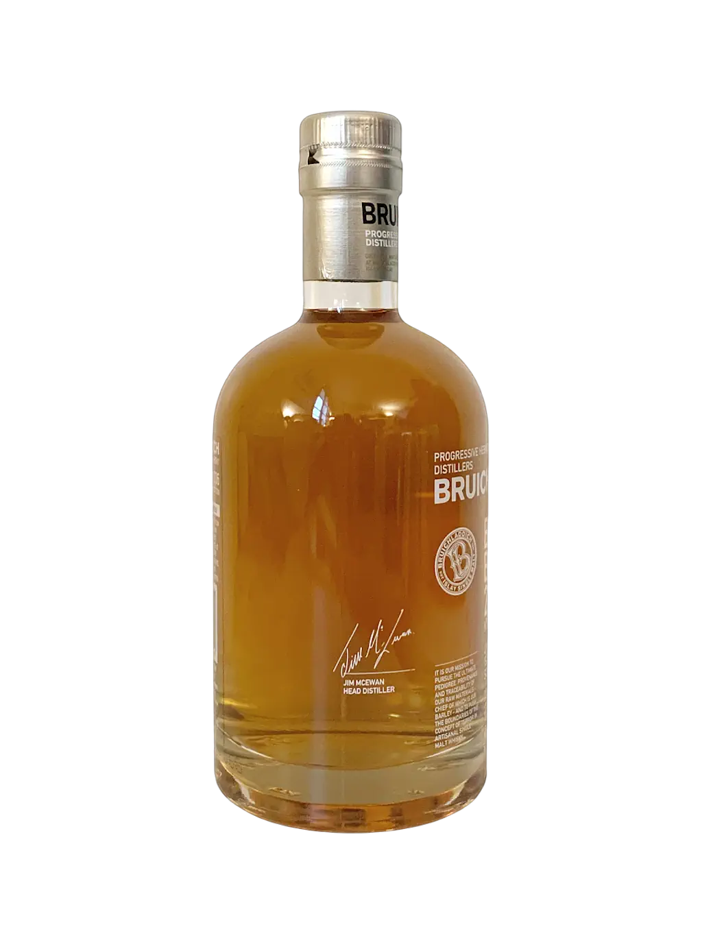Bruichladdich Bere Barley 2006 Kynagarry farm, Achaba and Achfad fields. Unpeated Islay single malt Scotch whisky