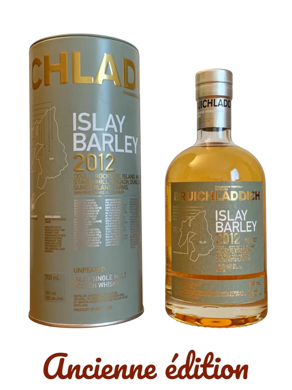 Bruichladdich Unpeated Islay Single Malt Scotch Whisky Islay Barley 2012