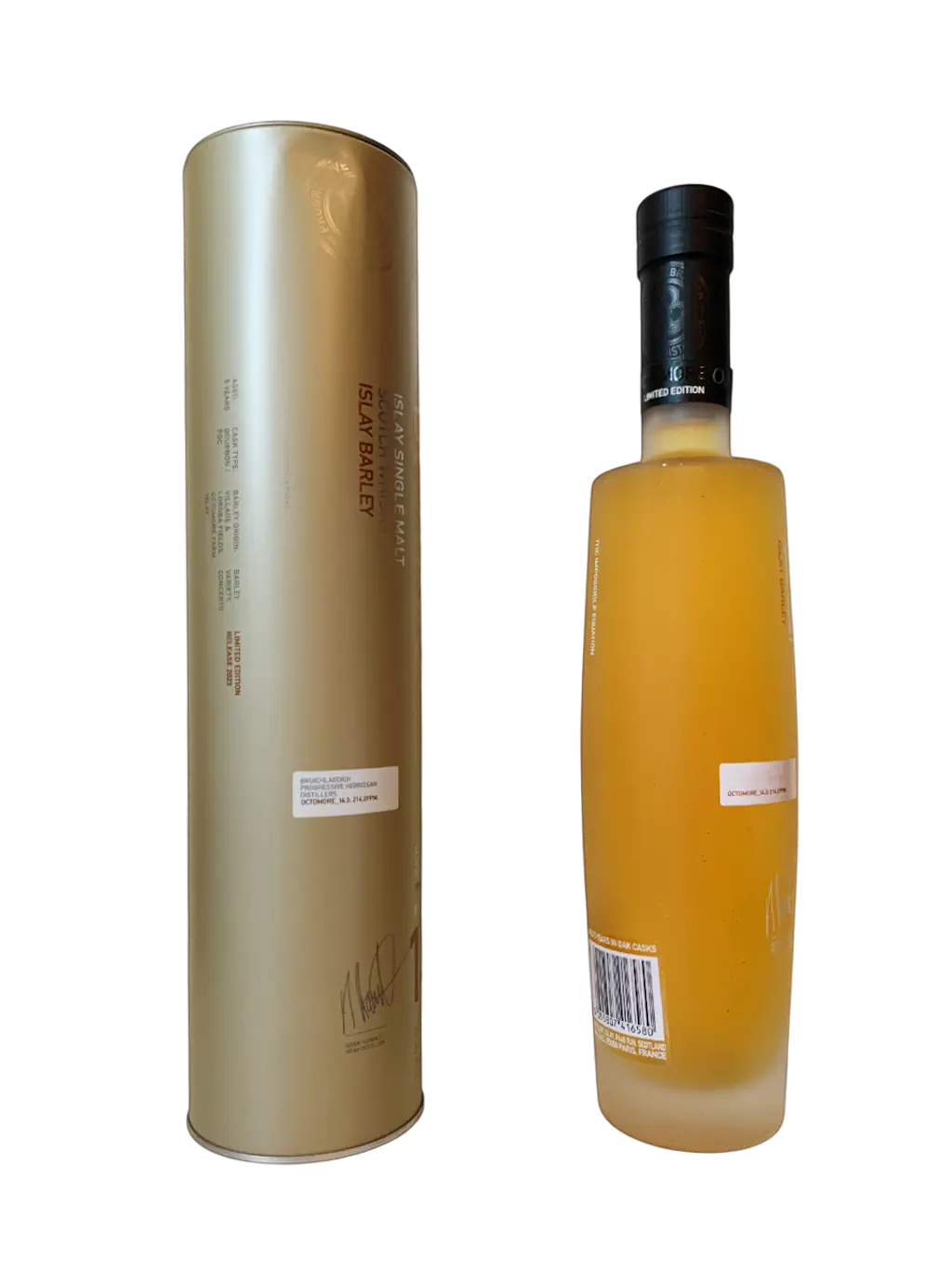Bruichladdich Octomore 14.3 Islay single malt Scotch whisky super heavily peated