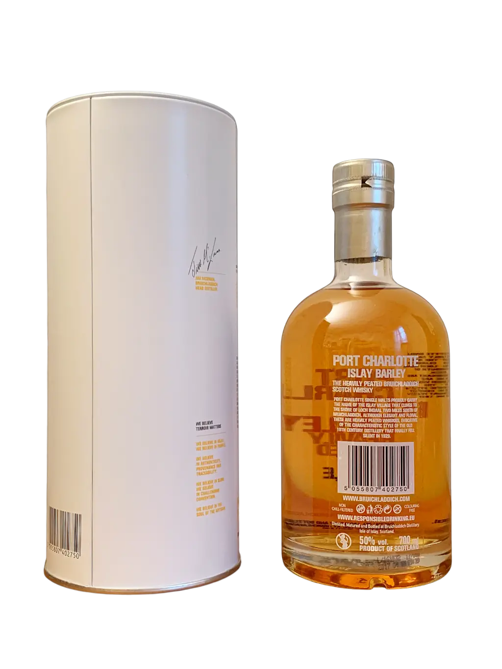 Bruichladdich Port Charlotte Islay Barley 2008 Heavily Peated Islay Single Malt