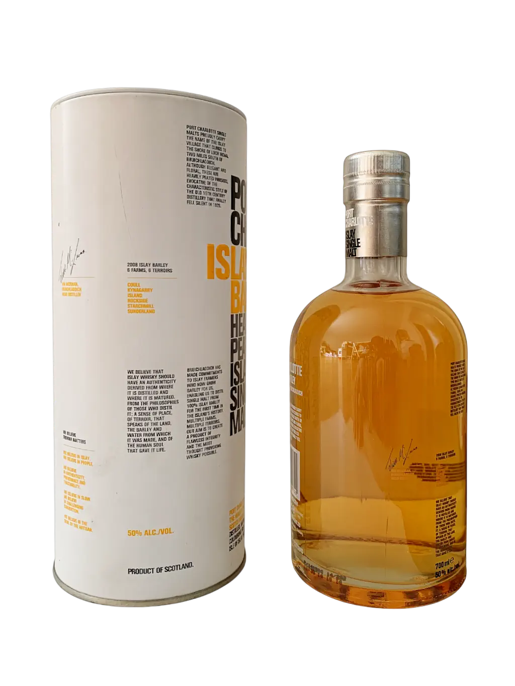 Bruichladdich Port Charlotte Islay Barley 2008 Heavily Peated Islay Single Malt
