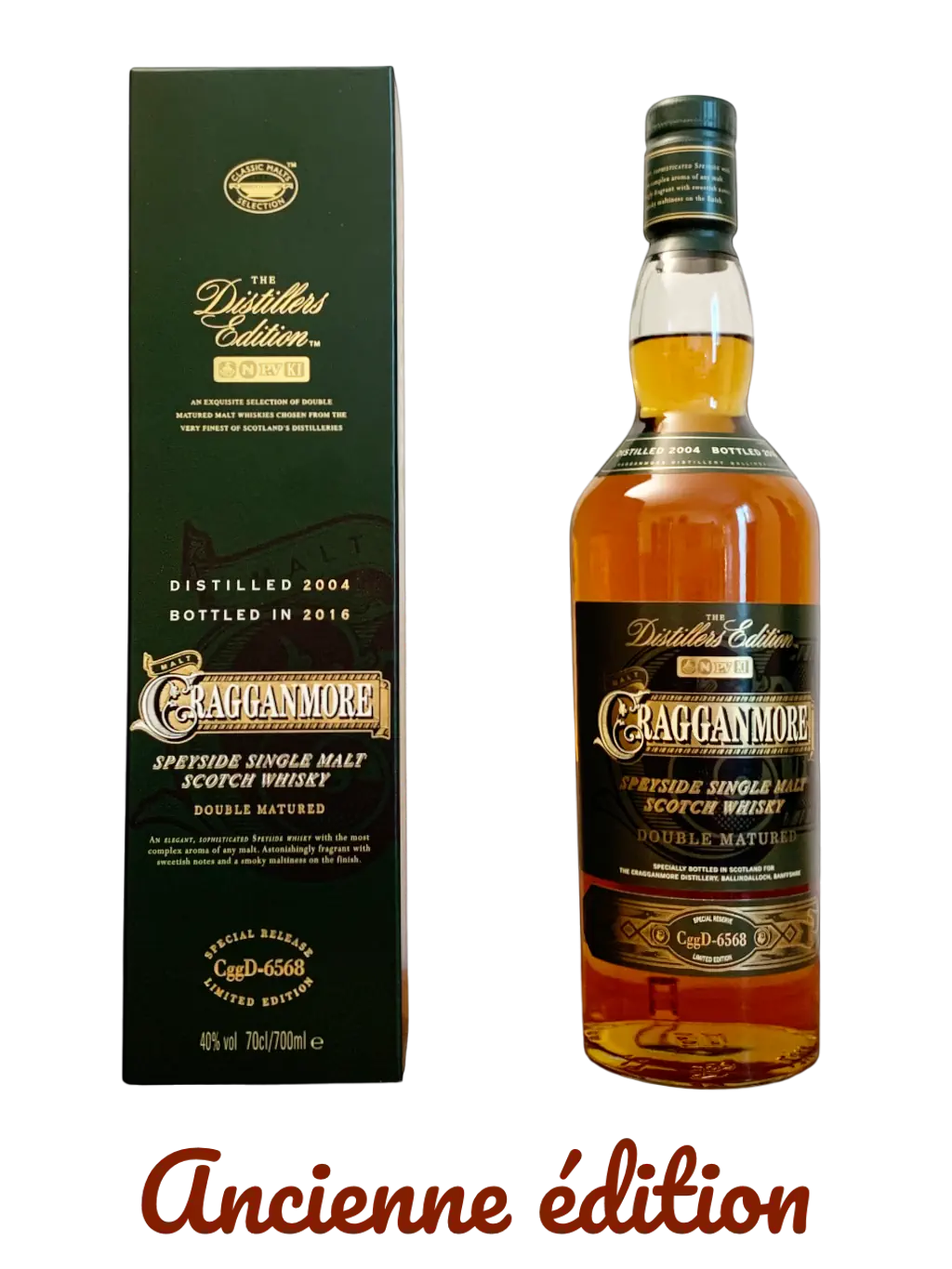 Single Malt Scotch Whisky Cragganmore Distillers Edition Double Matured Port Cask