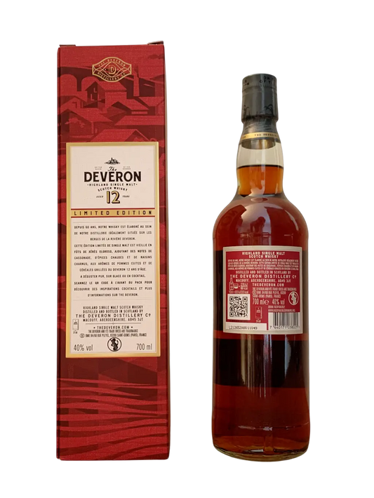 The Deveron Highland Single Malt Scotch Whisky 12 ans Limited Edition Sherry Casks