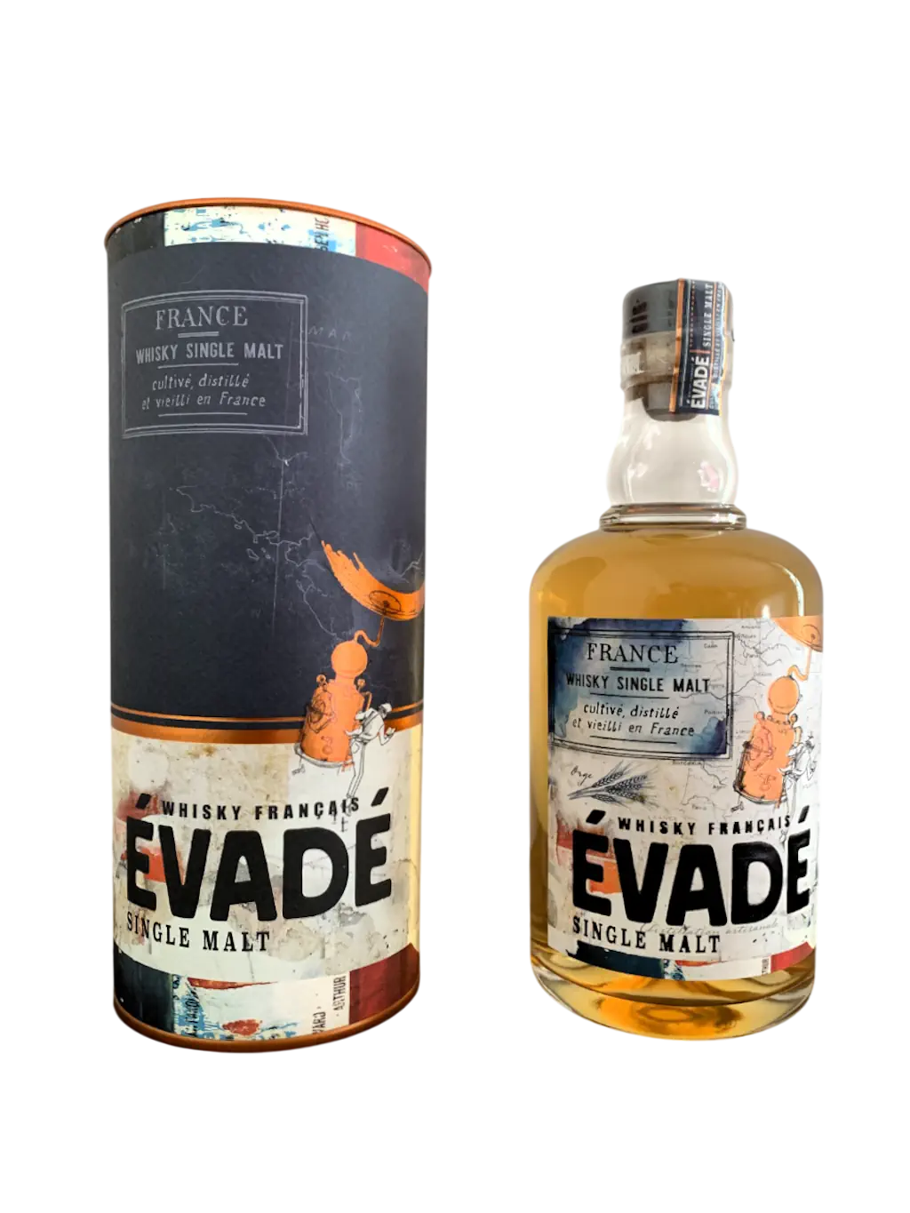 Evadé whisky français single malt
