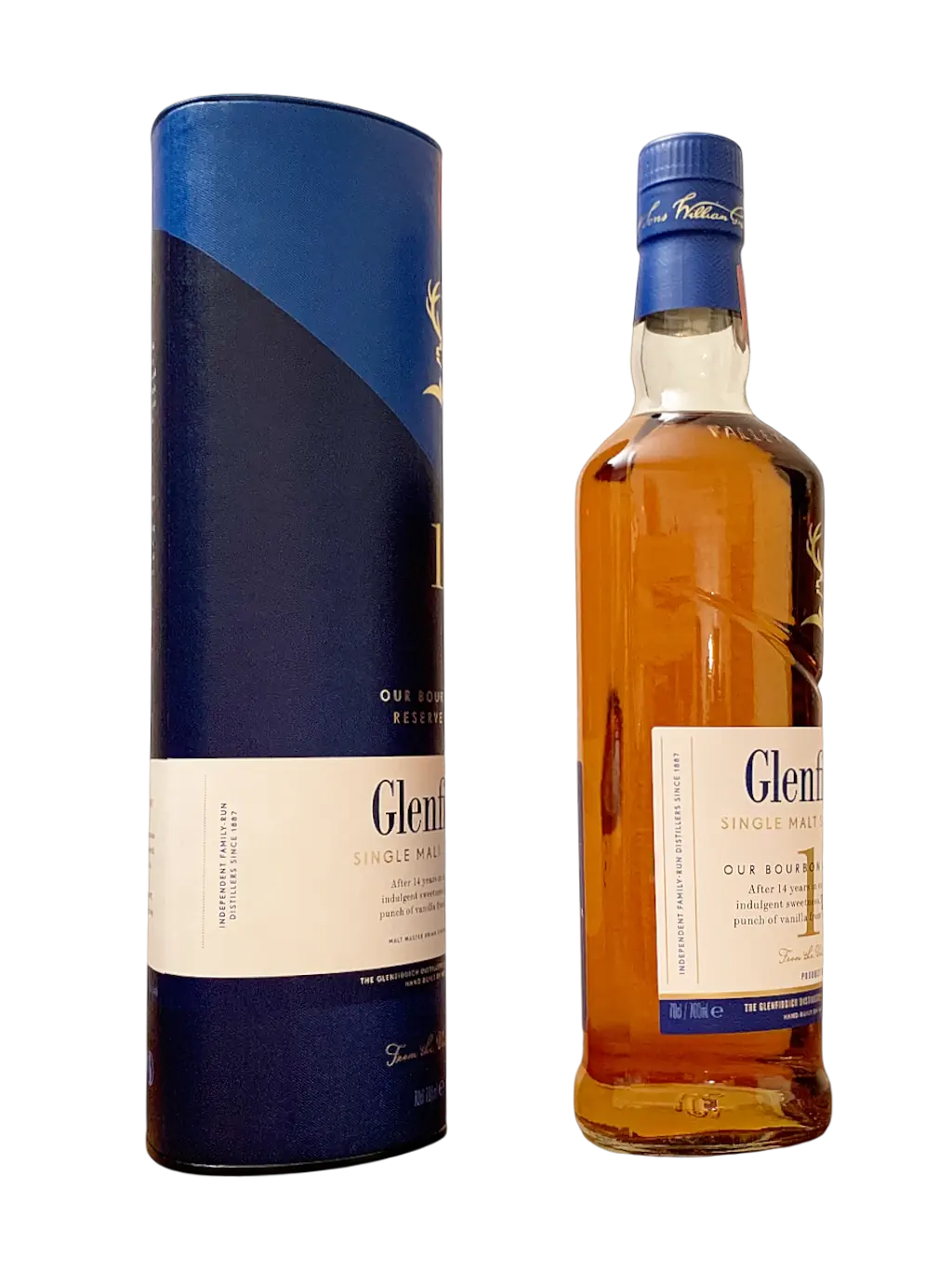 Glenfiddich Single Malt Scotch Whisky 14 ans Our Bourbon Barrel Reserve Fourteen