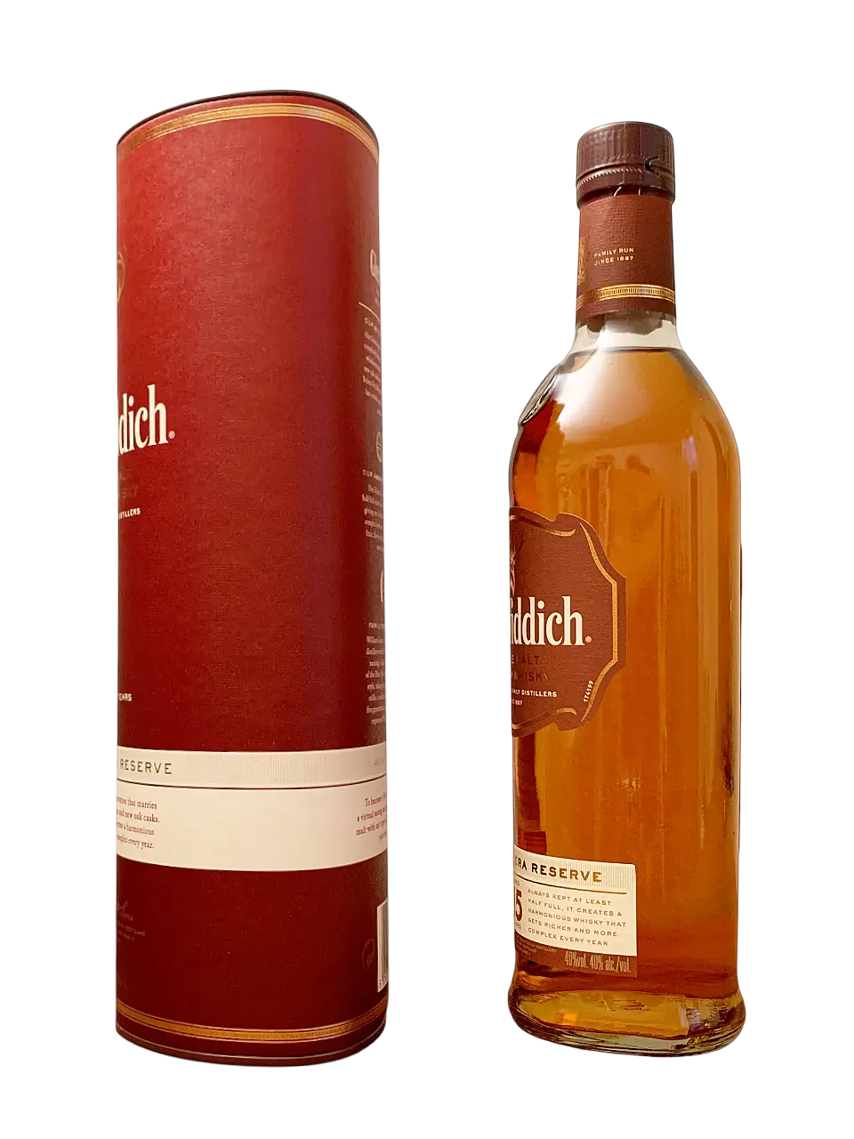 Glenfiddich single malt Scotch whisky aged 15 years unique solera reserve