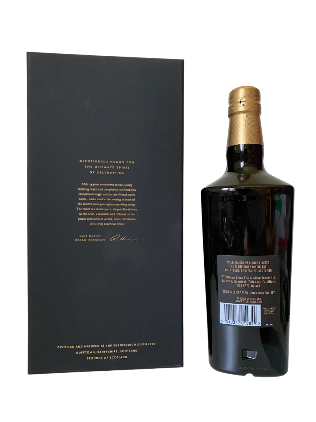 Glenfiddich Grand Cru single malt Scotch whisky cuvée cask finish aged 23 years