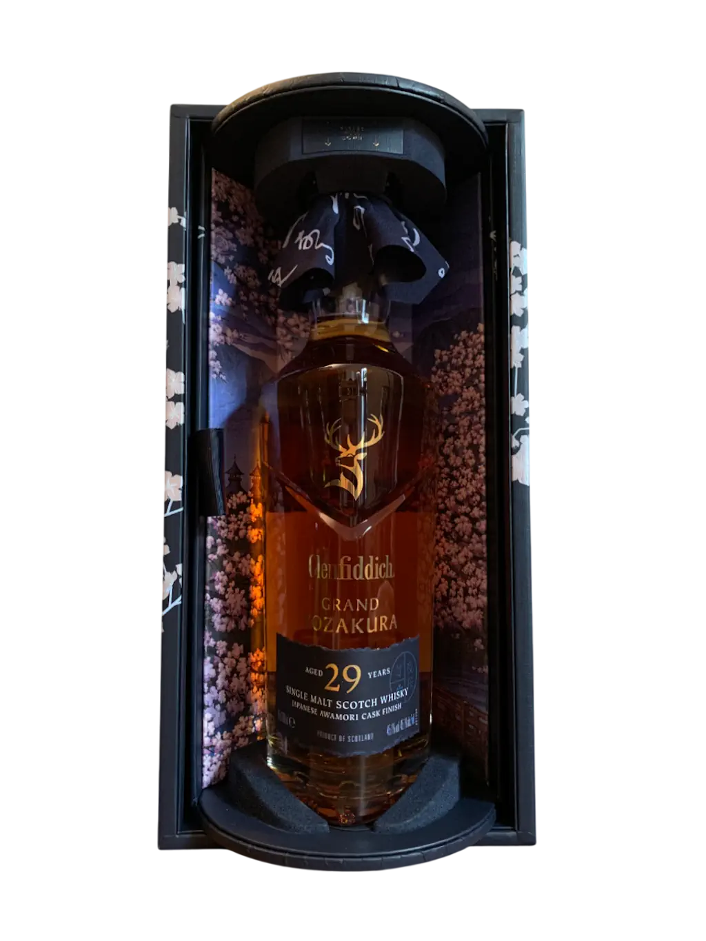 Glenfiddich Grand Yozakura aged 29 years single malt Scotch whisky Japanese Awamori cask finish