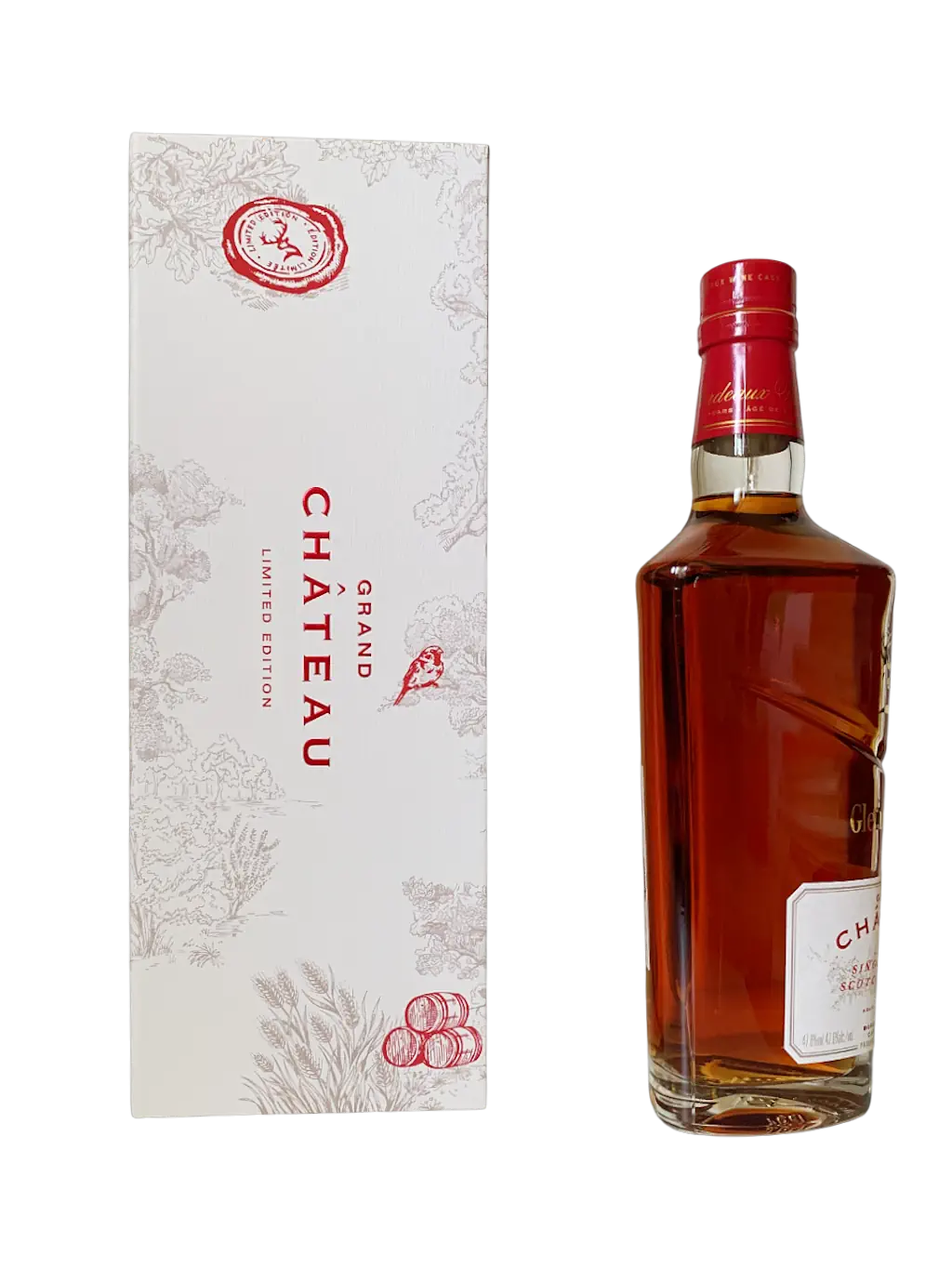 Glenfiddich Grand Château aged 31 years single malt Scotch whisky Bordeaux wine cask finish limited edition