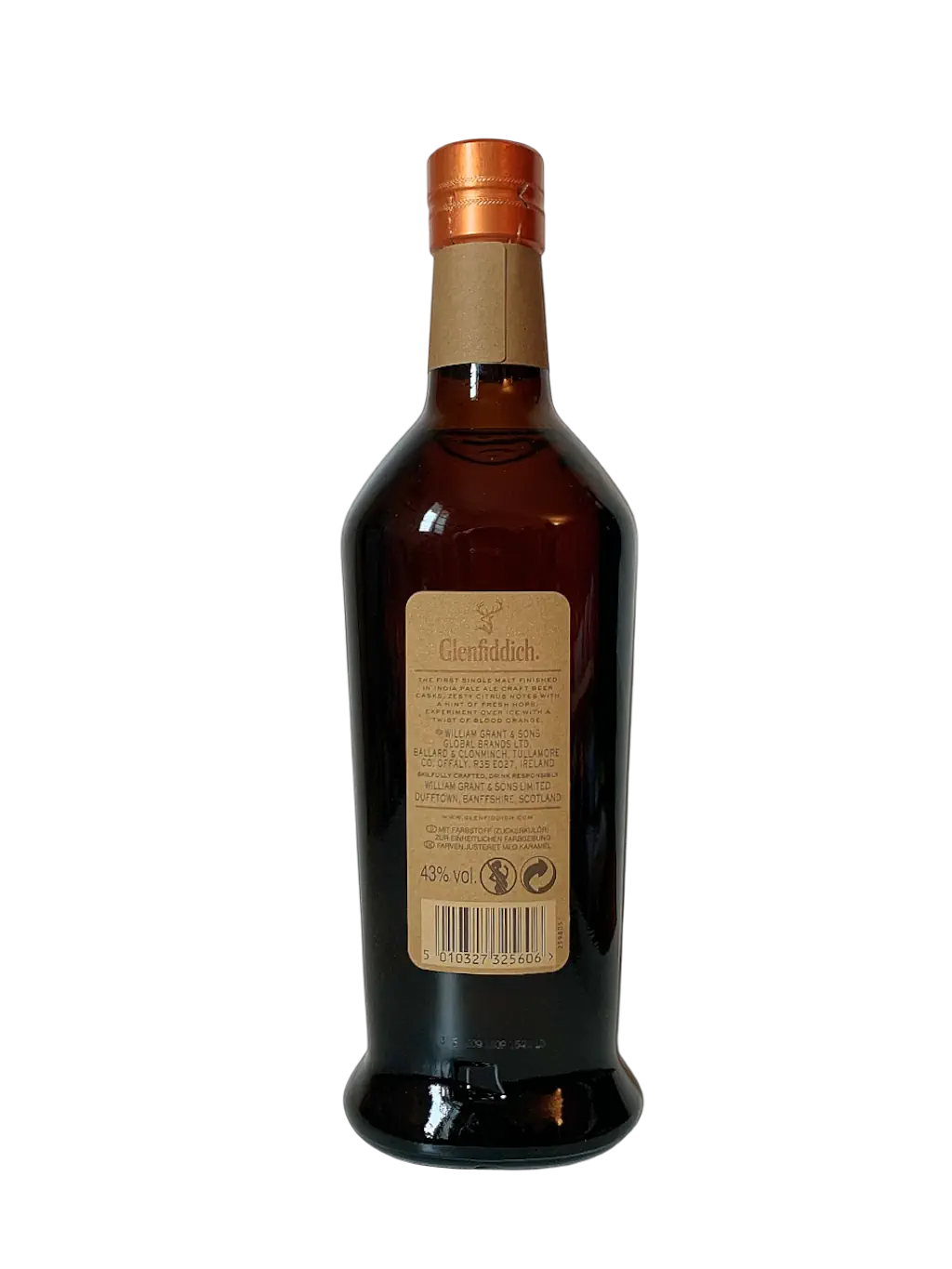 Glenfiddich single malt Scotch whisky Experimental Series IPA Experiment India Pale Ale cask finish