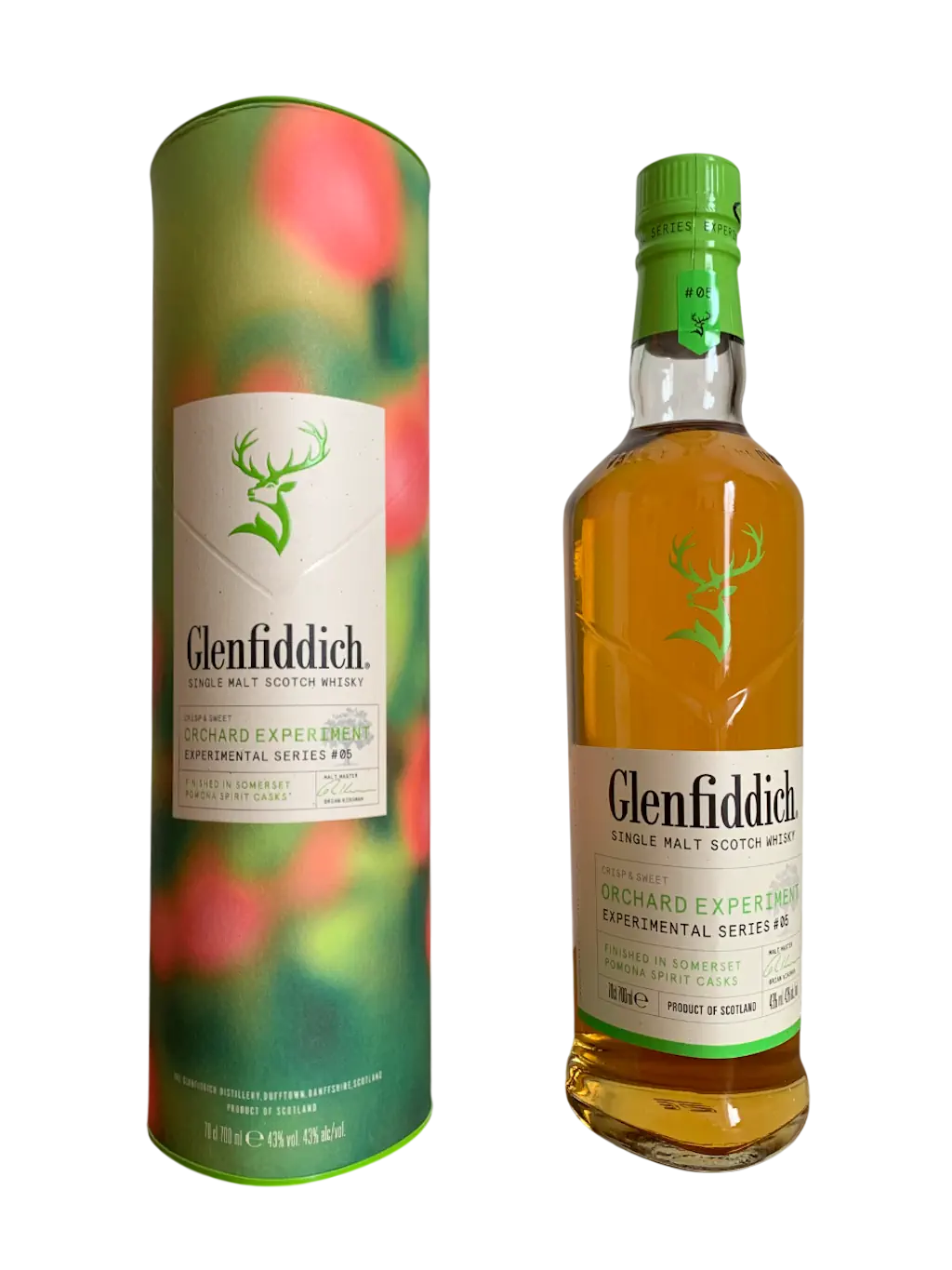Glenfiddich Single Malt Scotch Whisky Orchard Experiment Experimental Series #5 Finished in Somerset Pomona Spirit Casks