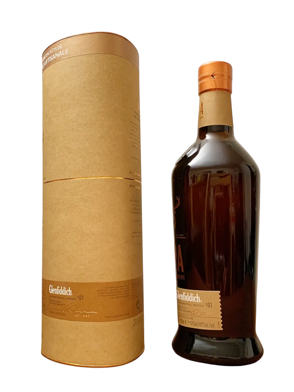 Glenfiddich Single Malt Scotch Whisky Experimental Series IPA India Pale Ale Cask Finish