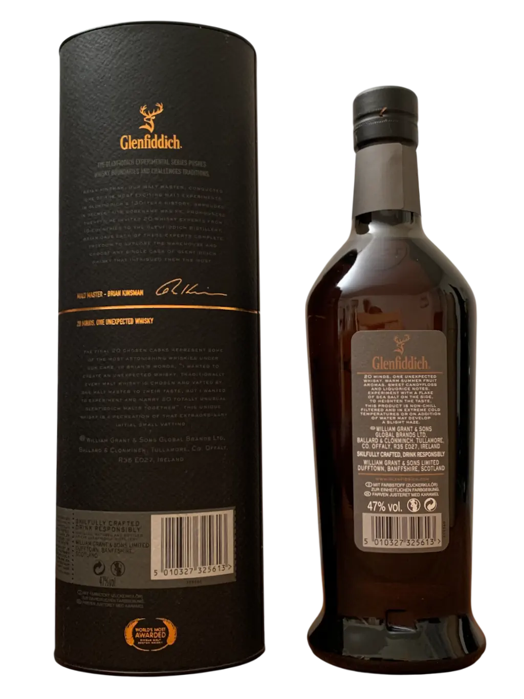 Speyside Single Malt Scotch Whisky Glenfiddich Experimental Series 2 Project XX