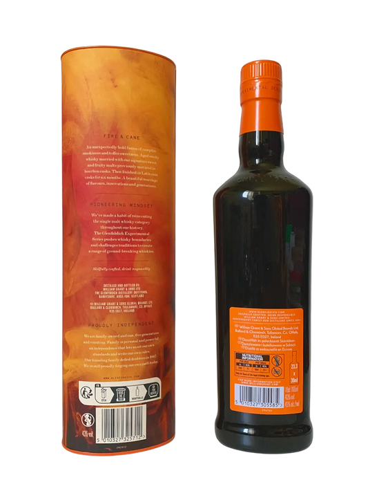 Glenfiddich single malt Scotch whisky Sweet & Smoky Fire & Cane Experimental Series #4