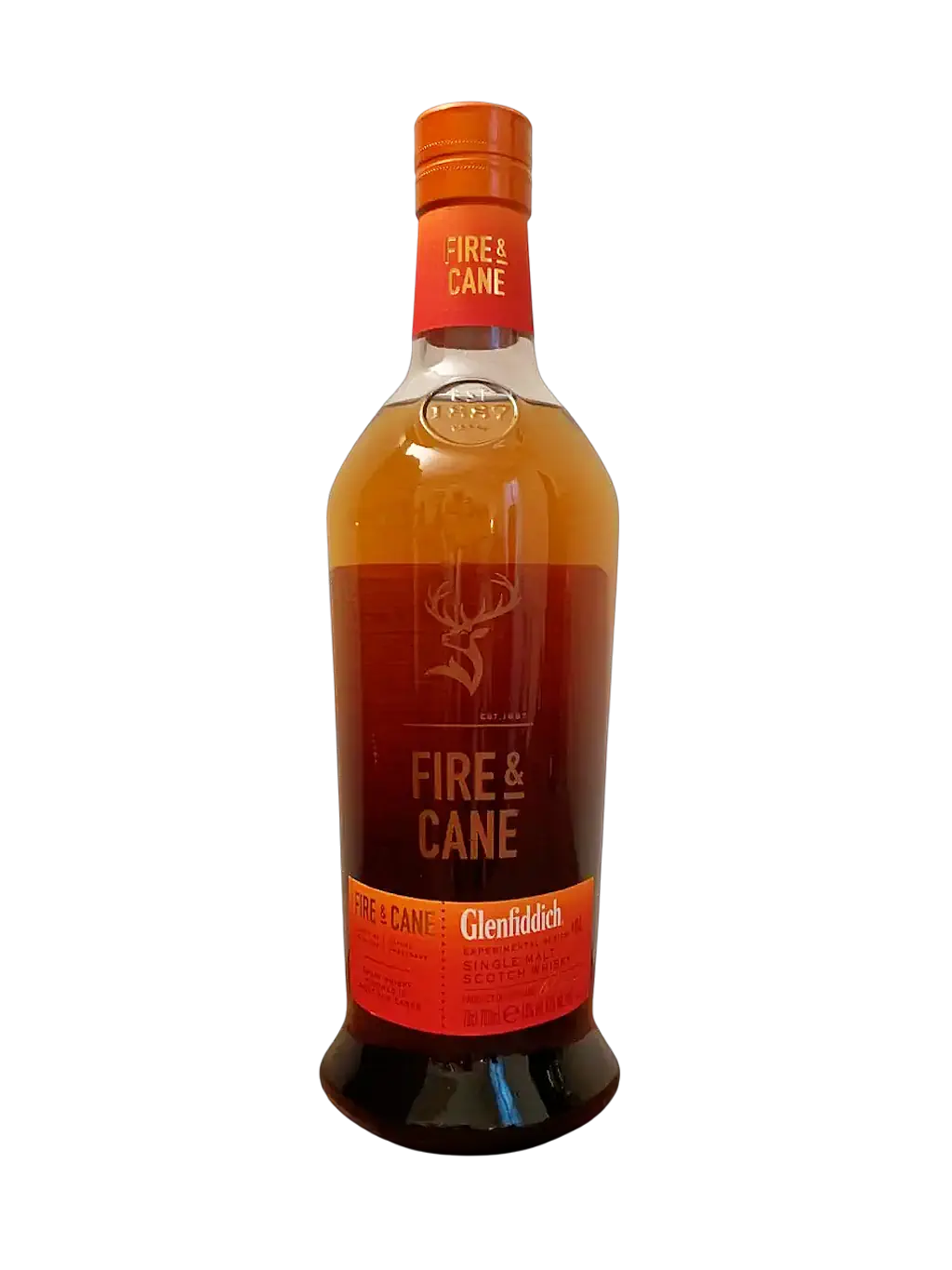 Single Malt Scotch Whisky Glenfiddich Experimental Series 4 Fire and Cane