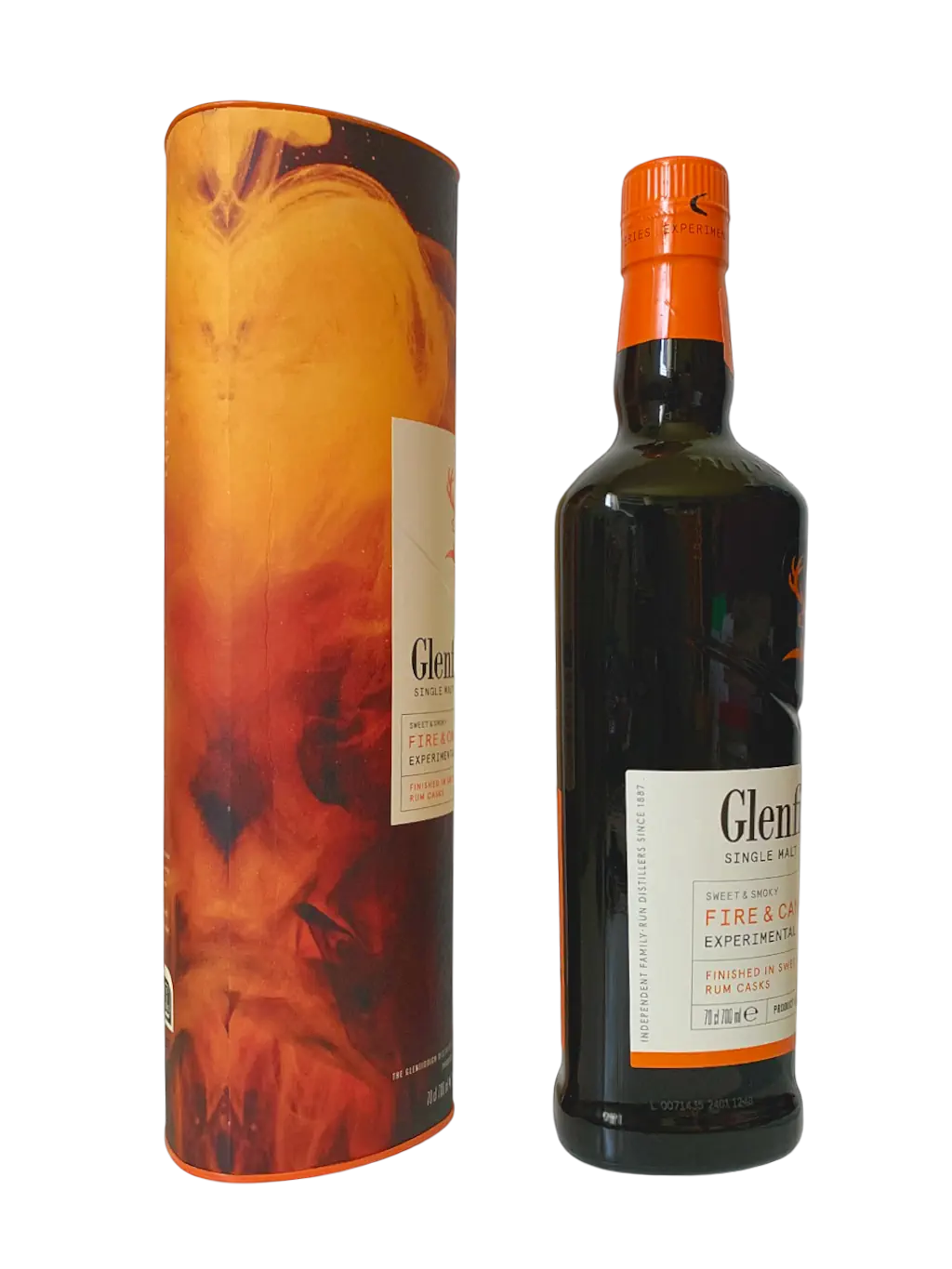 Glenfiddich single malt Scotch whisky Sweet & Smoky Fire & Cane Experimental Series #4