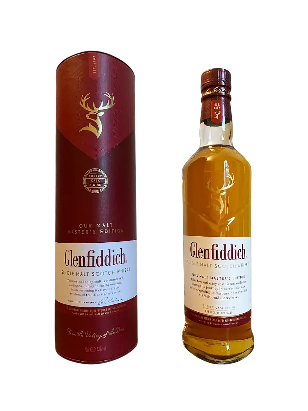 Glenfiddich Single Malt Scotch Whisky Our Malt Master's Edition Sherry cask finish